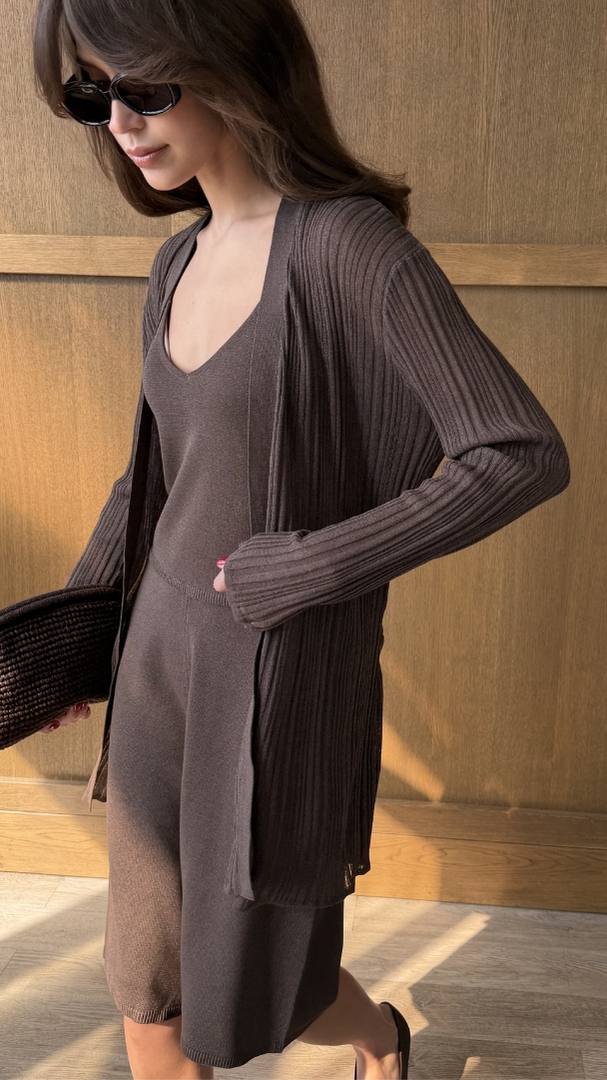 Olivia Cardigan - Mink