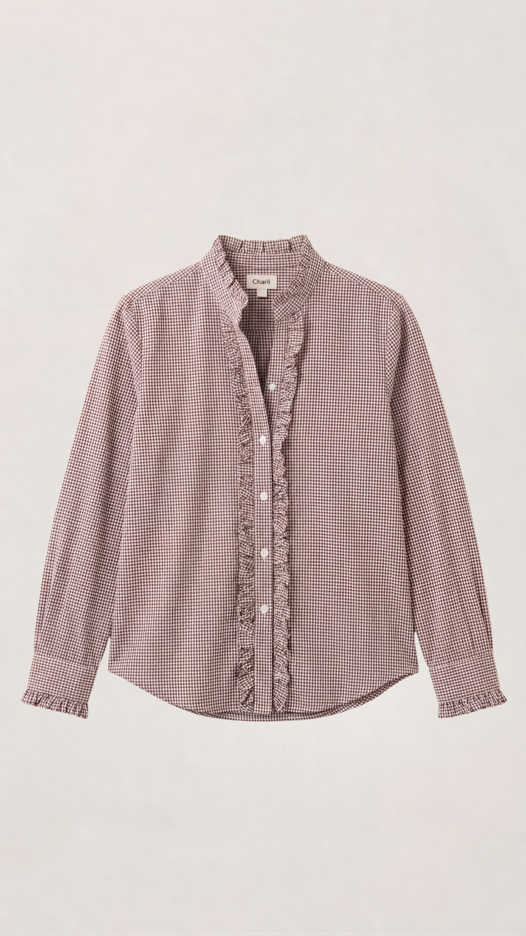 Daria Shirt - Brown Gingham