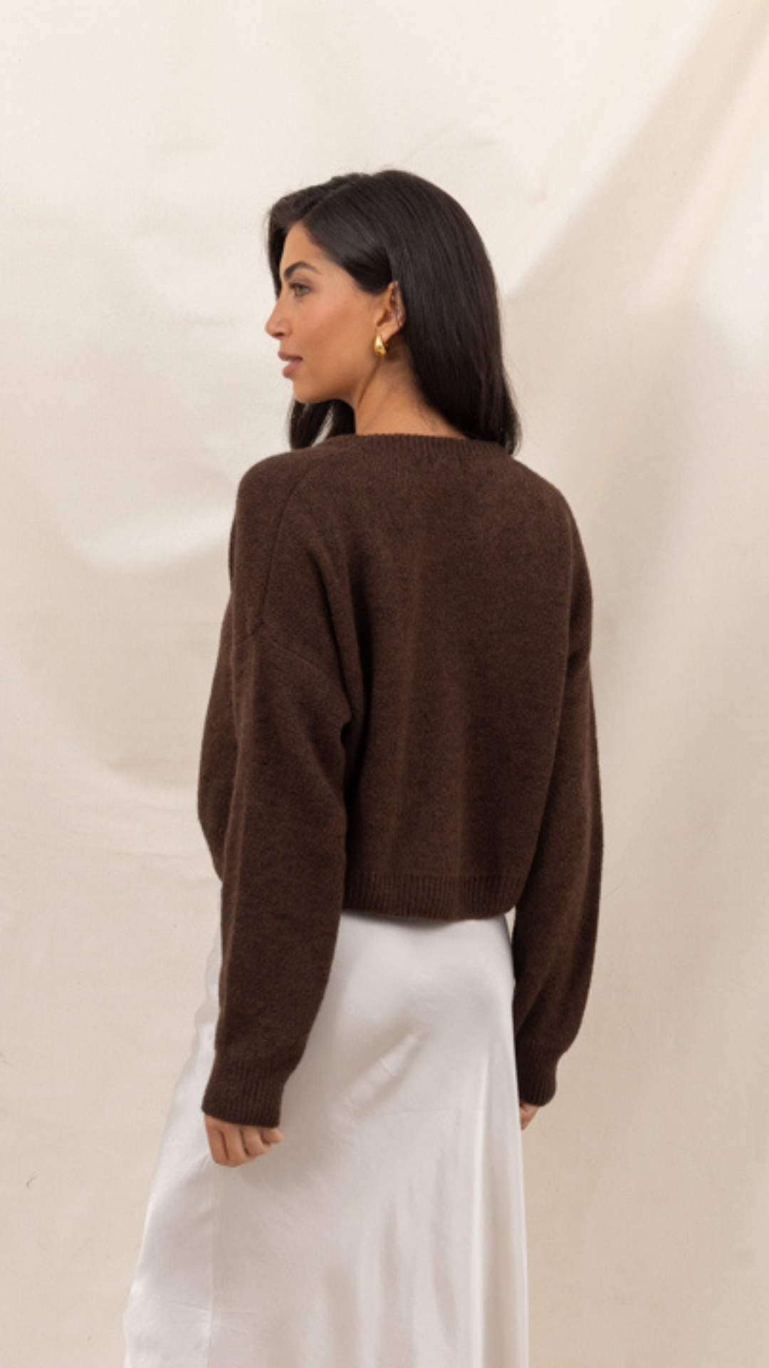 Carla Cardigan - Dark Espresso