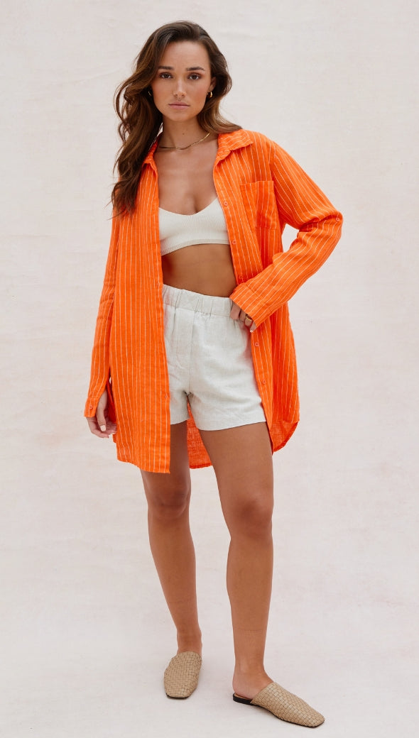 PROVENCE SHIRT - TANGERINE