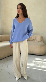 HAILEY SWEATER - SKY BLUE