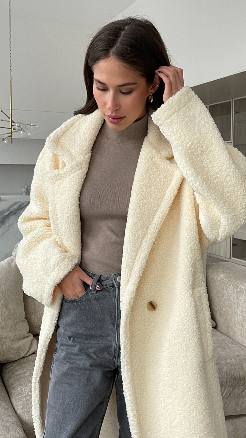 ADRIANA COAT - IVORY