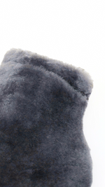 SHEEPSKIN HOT WATER BOTTLE - ANTHRACITE