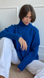 MARGOT SWEATER - KLEIN BLUE