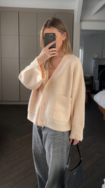 CASSANDRA CARDIGAN - BALLERINA