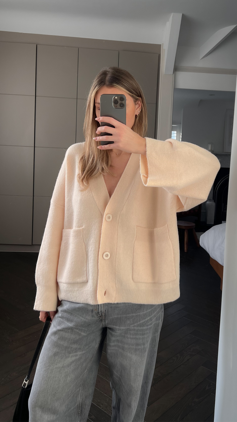 CASSANDRA CARDIGAN - BALLERINA