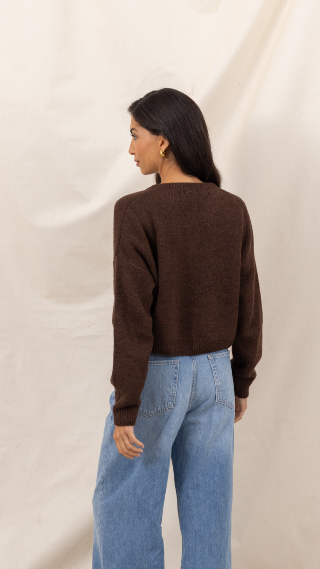 Carla Cardigan - Dark Espresso