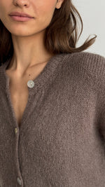 REYNA CARDIGAN -MOCHA MOUSSE