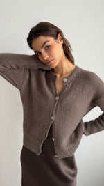 REYNA CARDIGAN -MOCHA MOUSSE