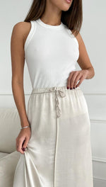 PHOEBE SKIRT - PEARL