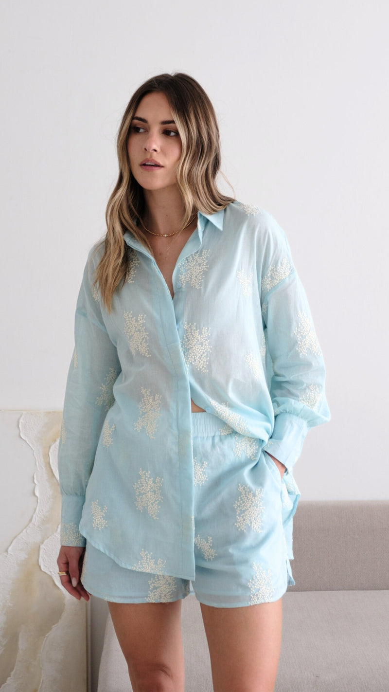 CELINA SHIRT - BLUE