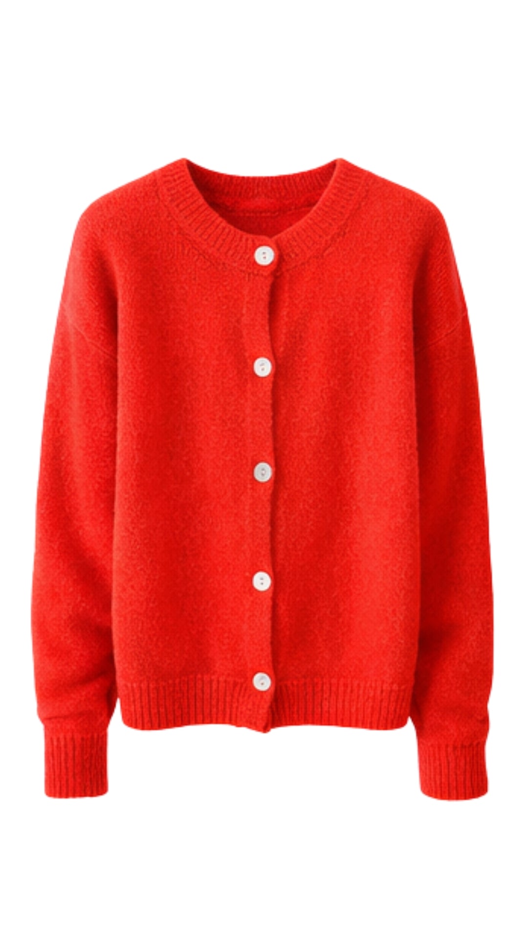 Reyna Soft Alpaca Cardigan - Pomegranate