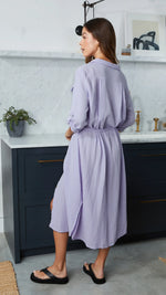 CASSIS SHIRT DRESS - LILAC