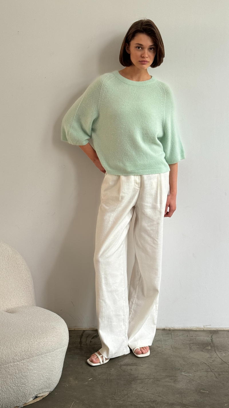 PIPER ALPACA KNIT - MINT