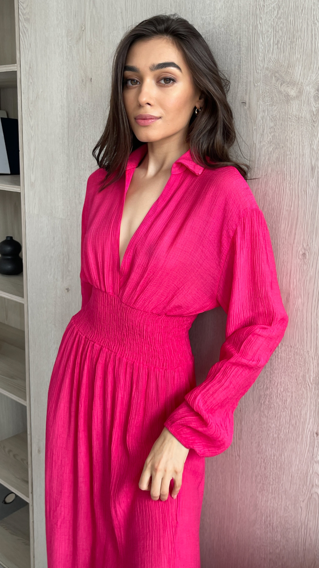 Thea Dress - Fuchsia