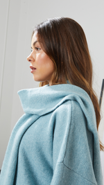 HARPER CARDIGAN - STEEL BLUE