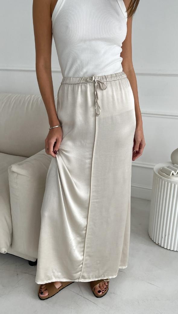 PHOEBE SKIRT - PEARL