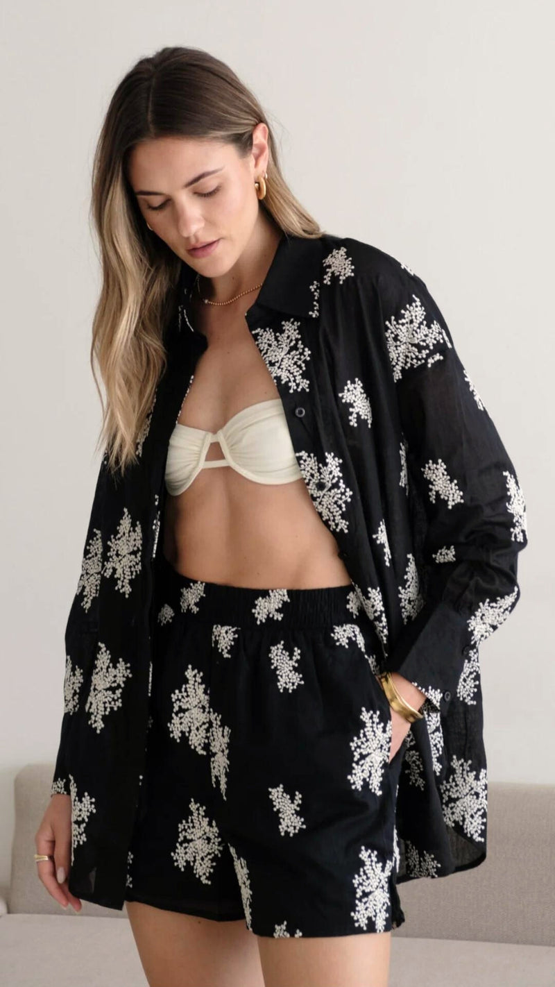 CELINA SHIRT - BLACK