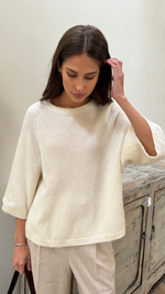 PIPER ALPACA KNIT - IVORY