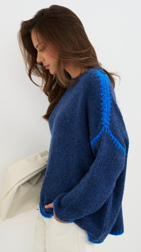 CLEO JUMPER - NAVY