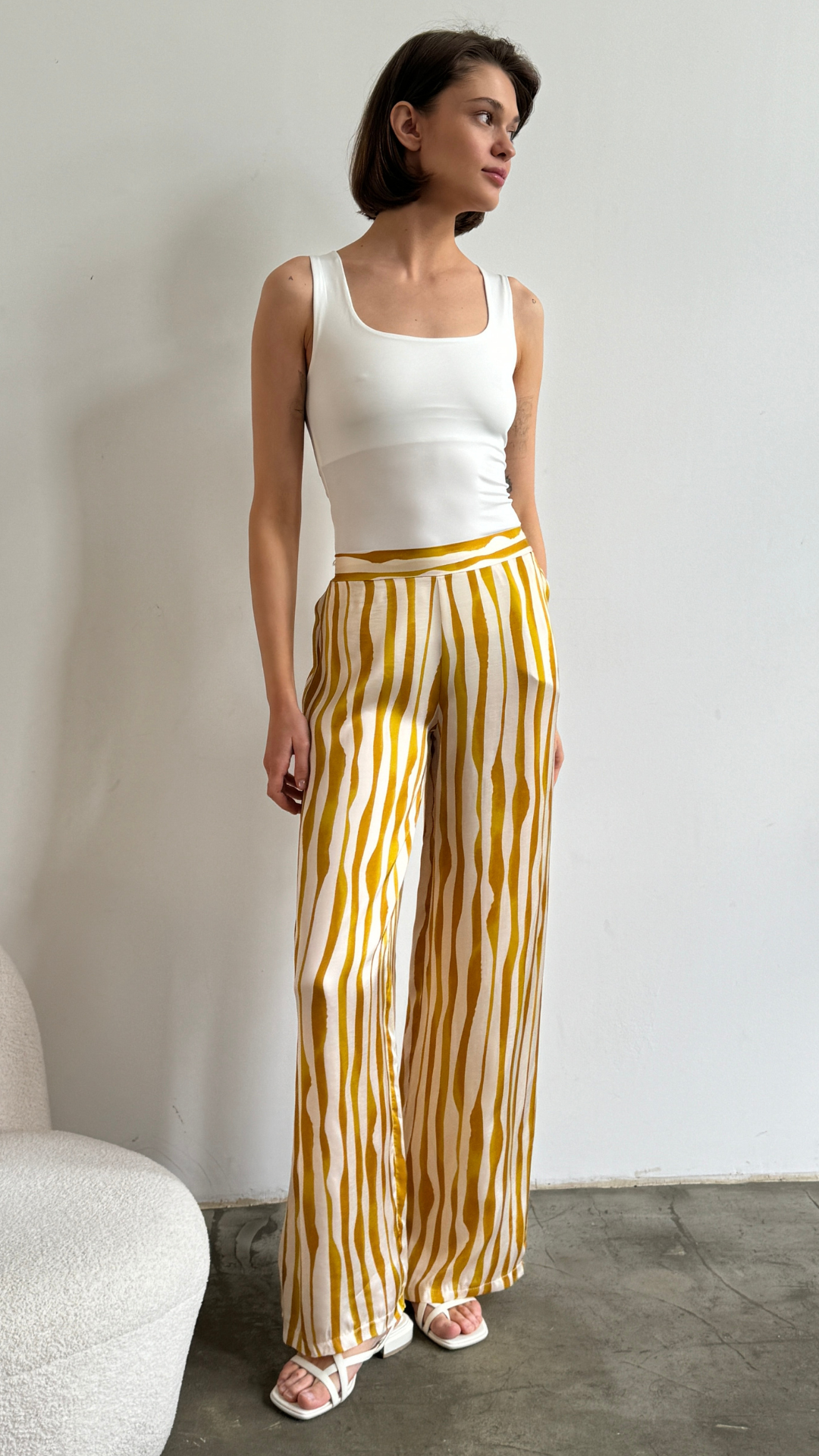 Emerson Trousers  - Ochre Print