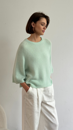 PIPER ALPACA KNIT - MINT