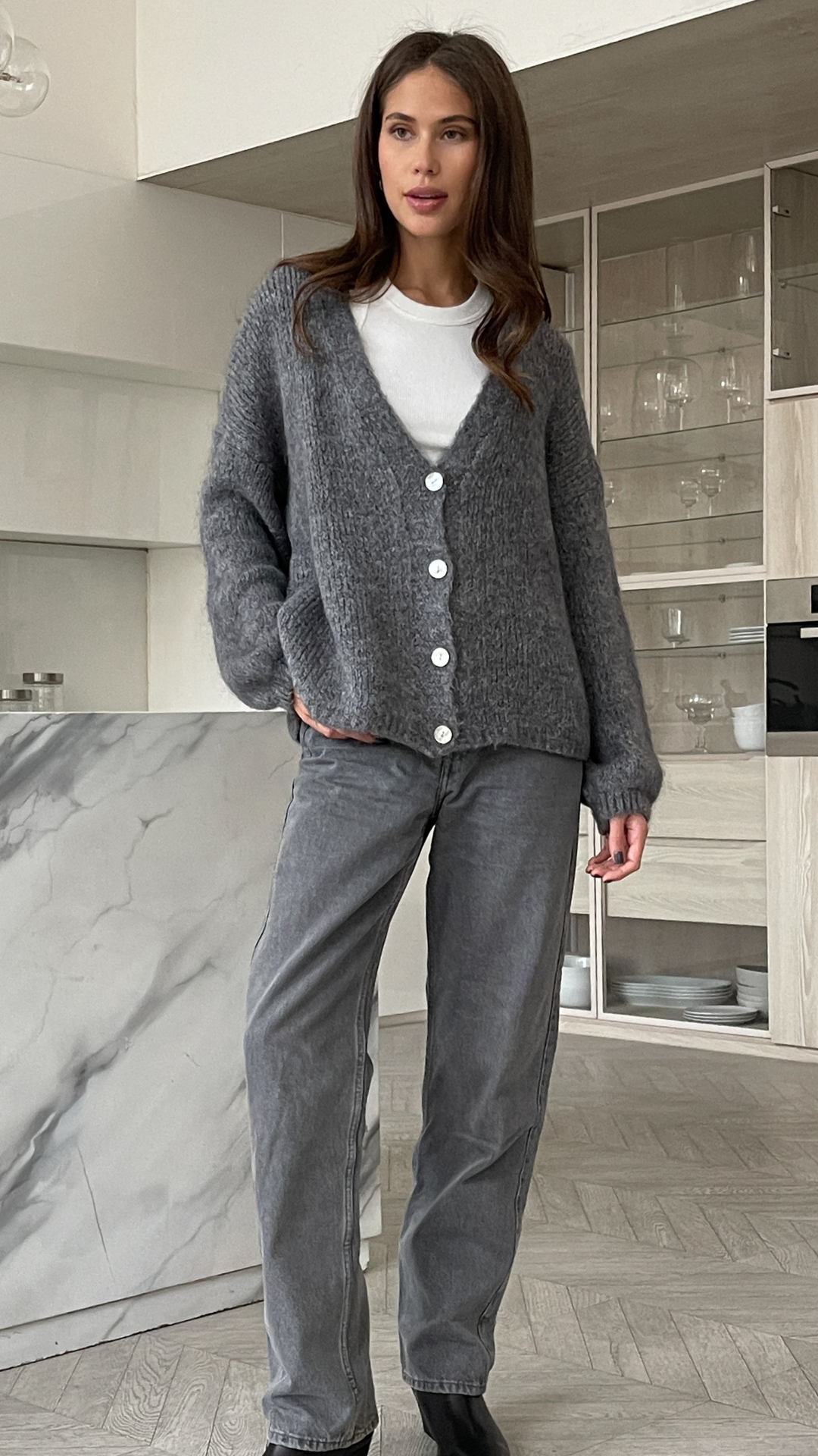 Ruby Cardigan - Dark Grey