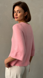 PIPER ALPACA KNIT - FLAMINGO