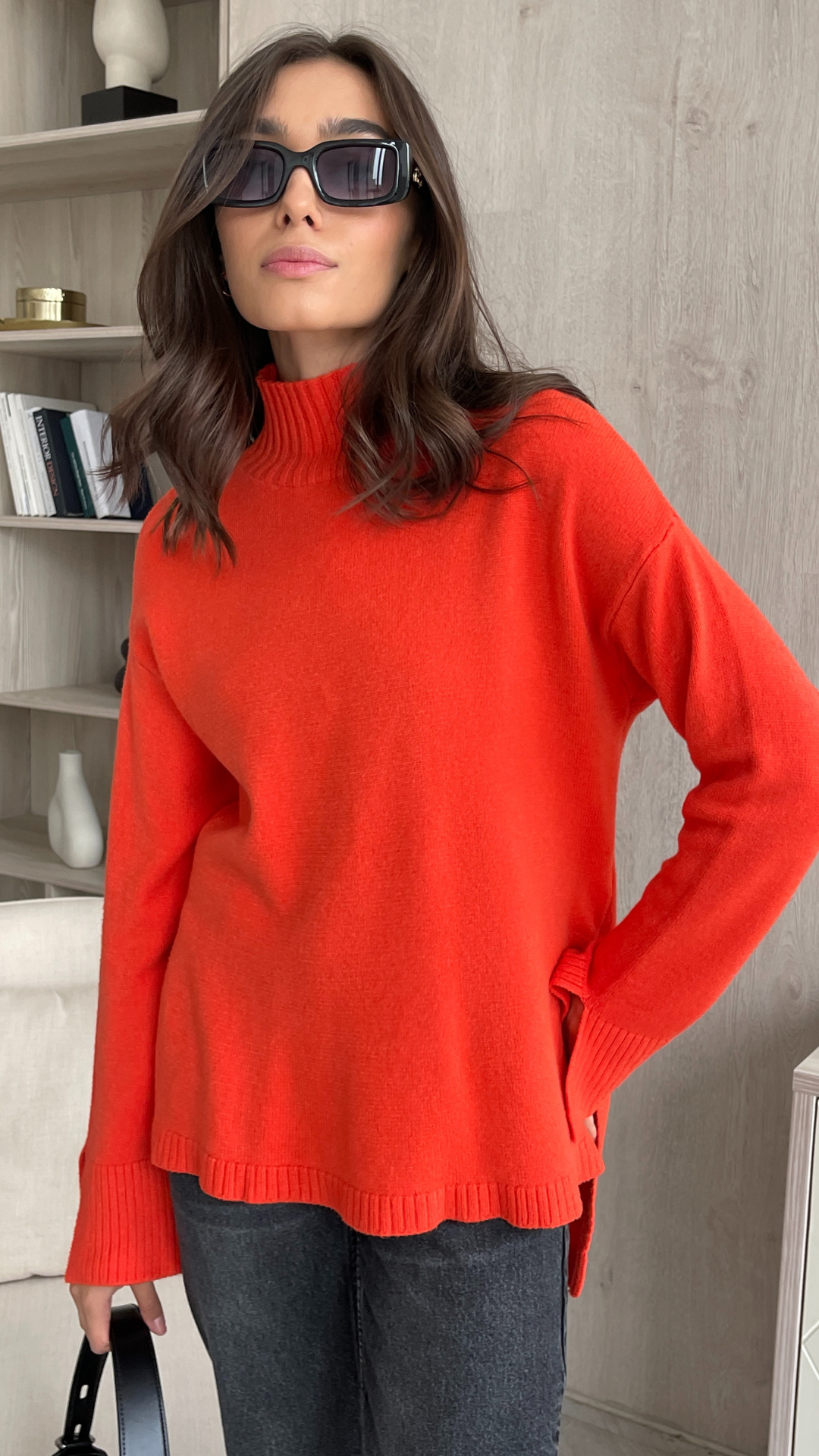 Mona Sweater - Pomegranate