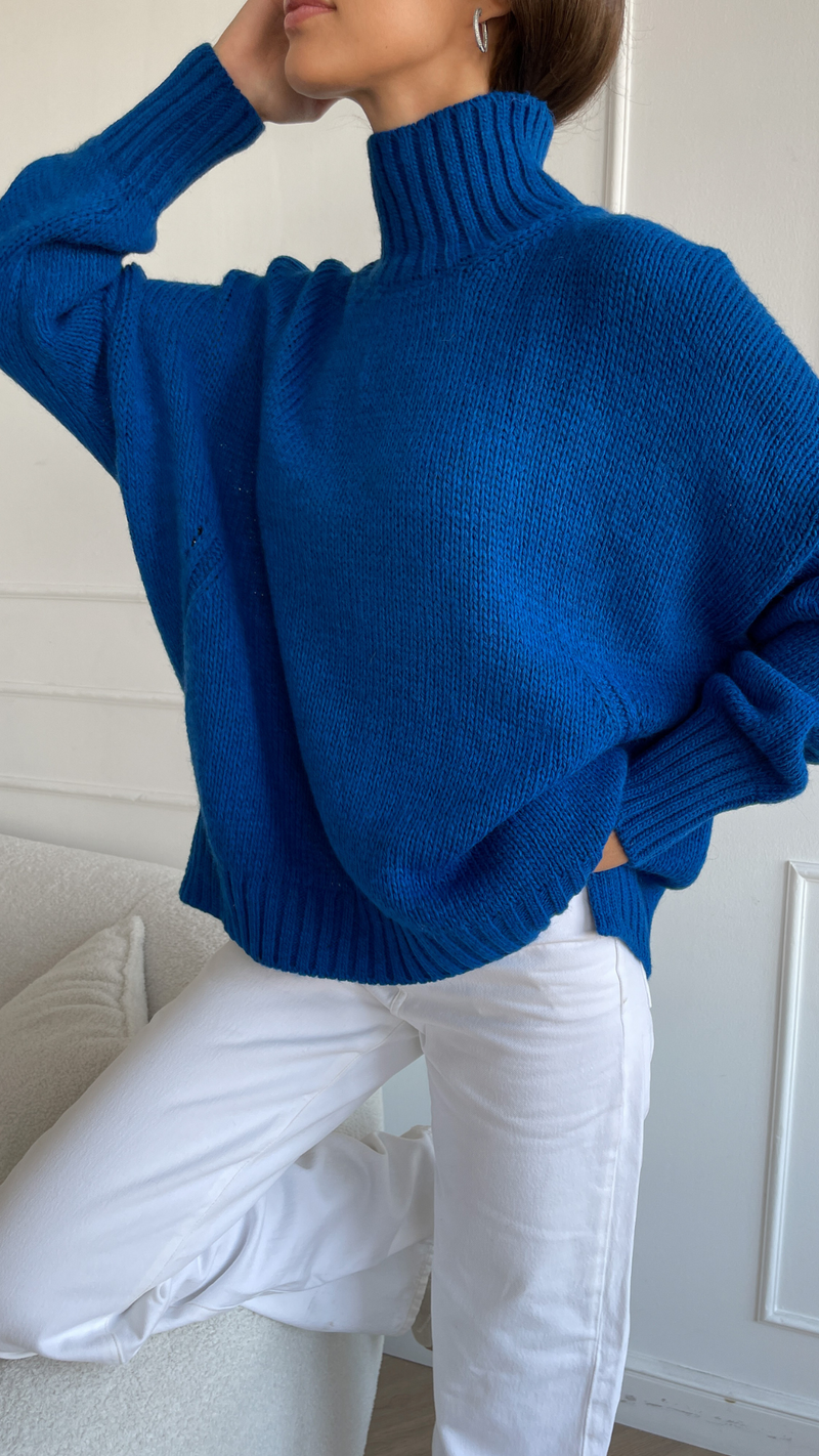 MARGOT SWEATER - KLEIN BLUE