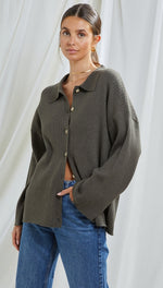 DOMINIKA CARDIGAN - CARBON