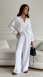 SELINA COTTON SET - WHITE