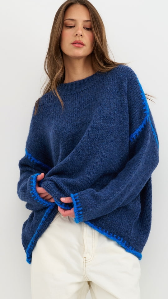 CLEO JUMPER - NAVY