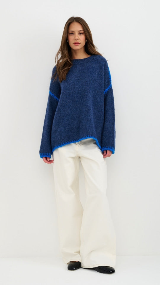 CLEO JUMPER - NAVY