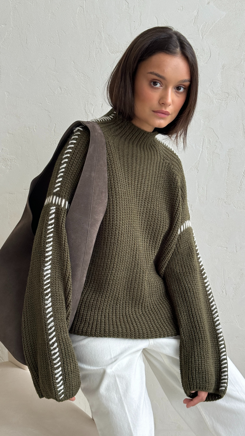 KAYA JUMPER - KHAKI