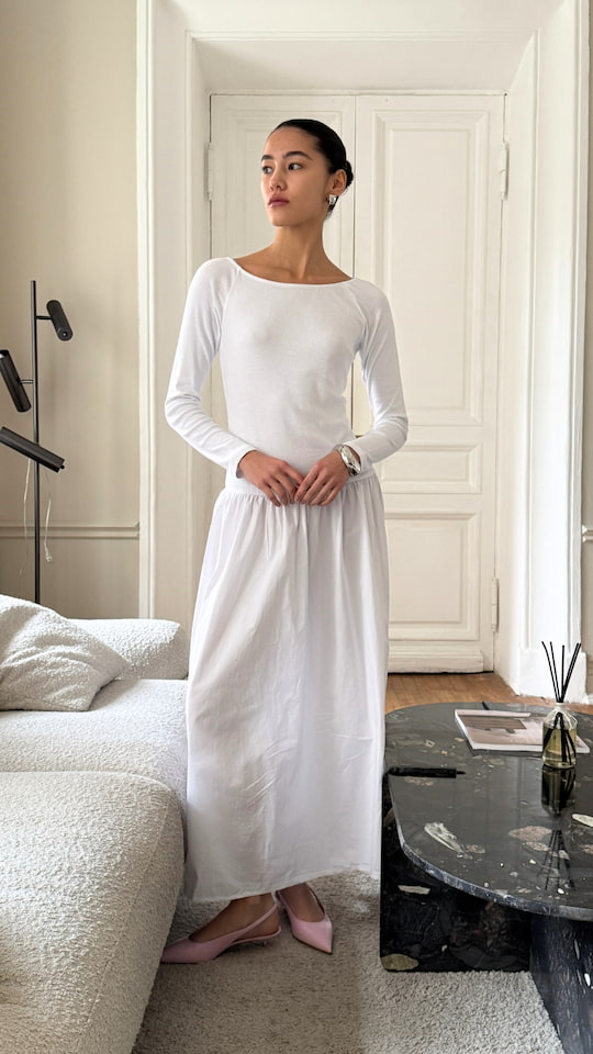 ORLA DRESS - WHITE