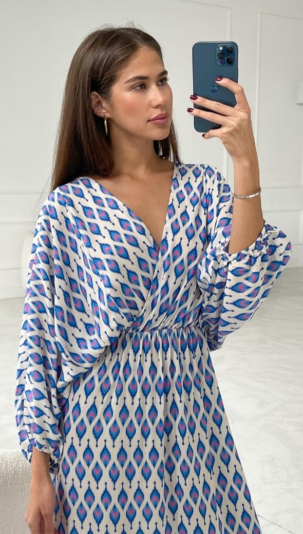 Lera Print Dress - Ink Print