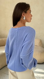 HAILEY SWEATER - SKY BLUE