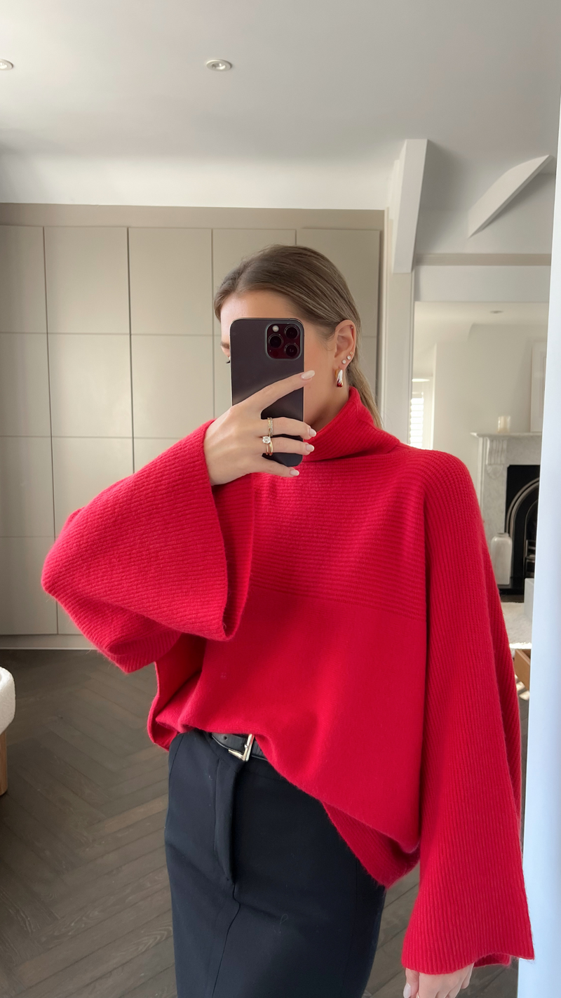 AMELIE SWEATER - RED
