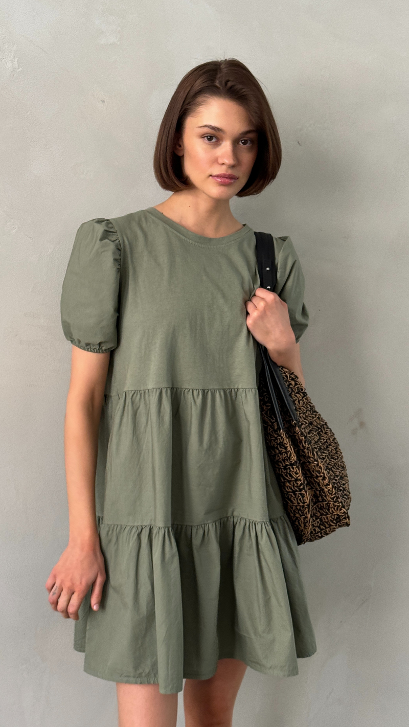 MATILDA DRESS - KHAKI