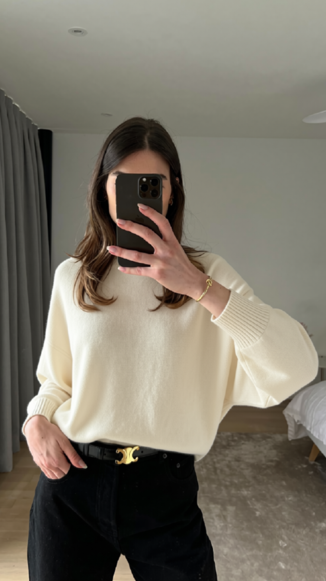 CADEE CASHMERE SWEATER - IVORY