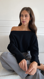 ALEXA ASYMMETRIC JUMPER - MIDNIGHT