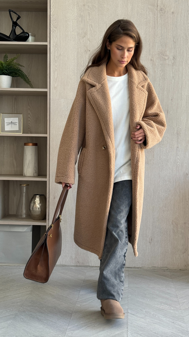 CHARLI ADRIANA COAT CAMEL Charli London