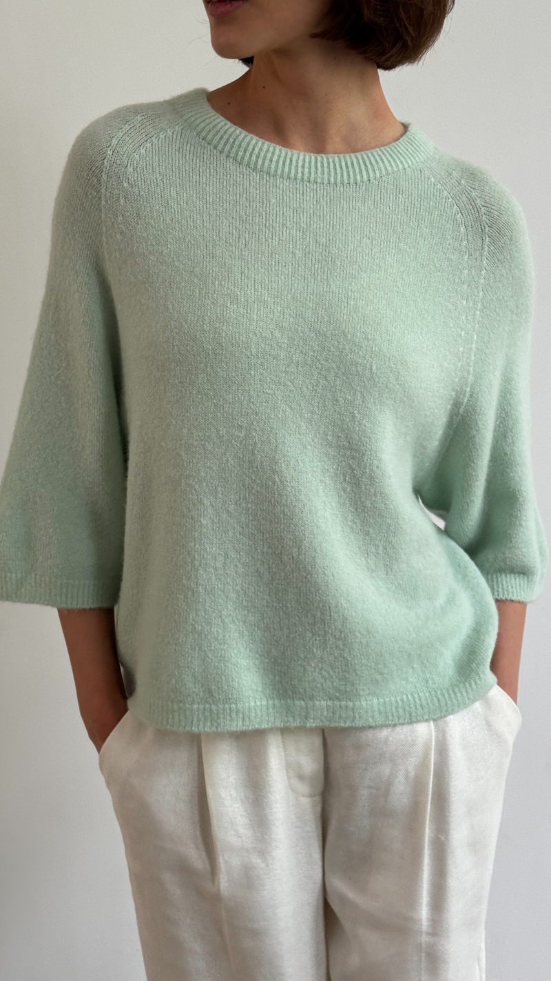 PIPER ALPACA KNIT - MINT
