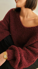 JENNY SWEATER - BORDEAUX