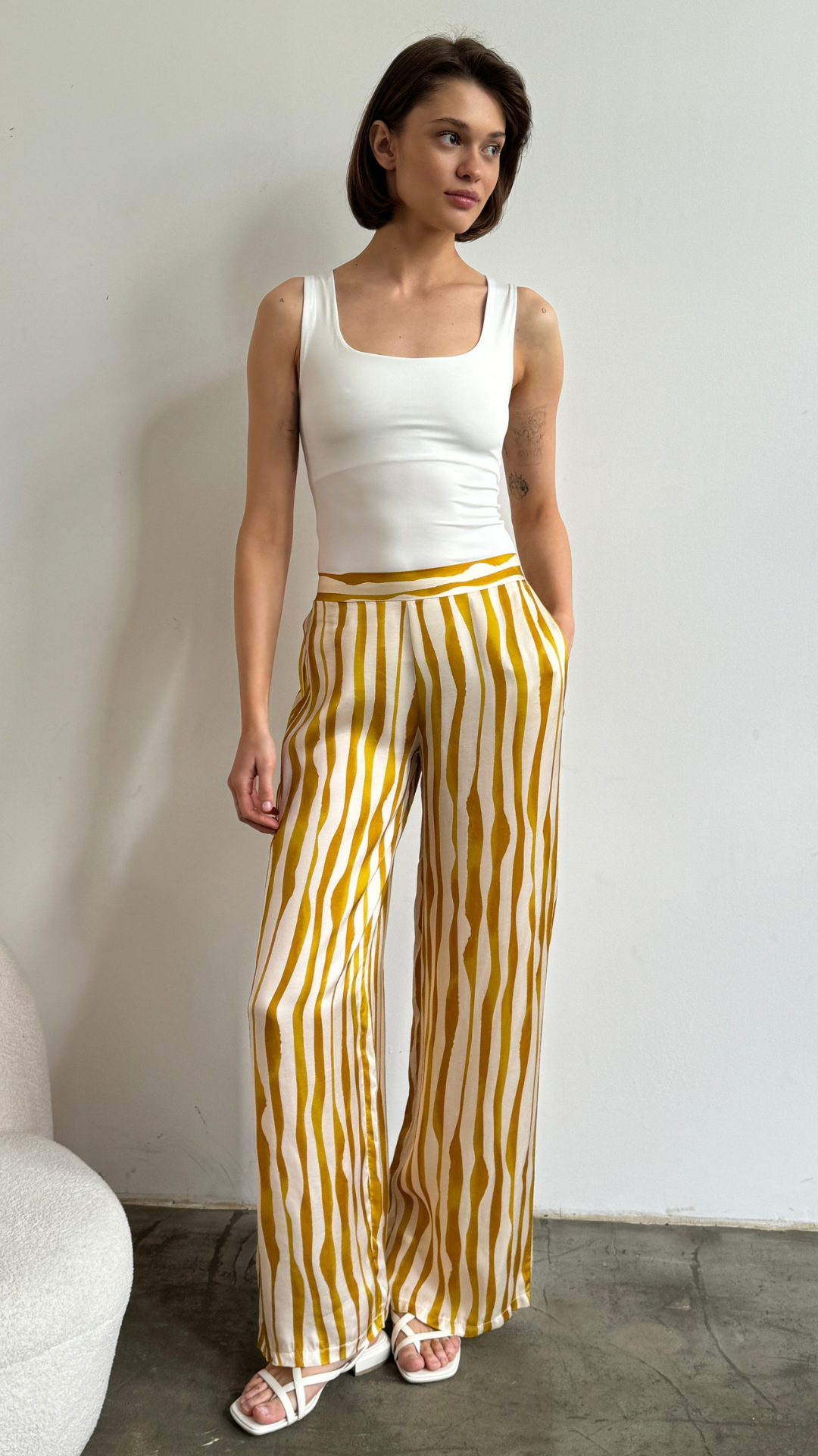 Emerson Trousers  - Ochre Print