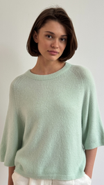 PIPER ALPACA KNIT - MINT