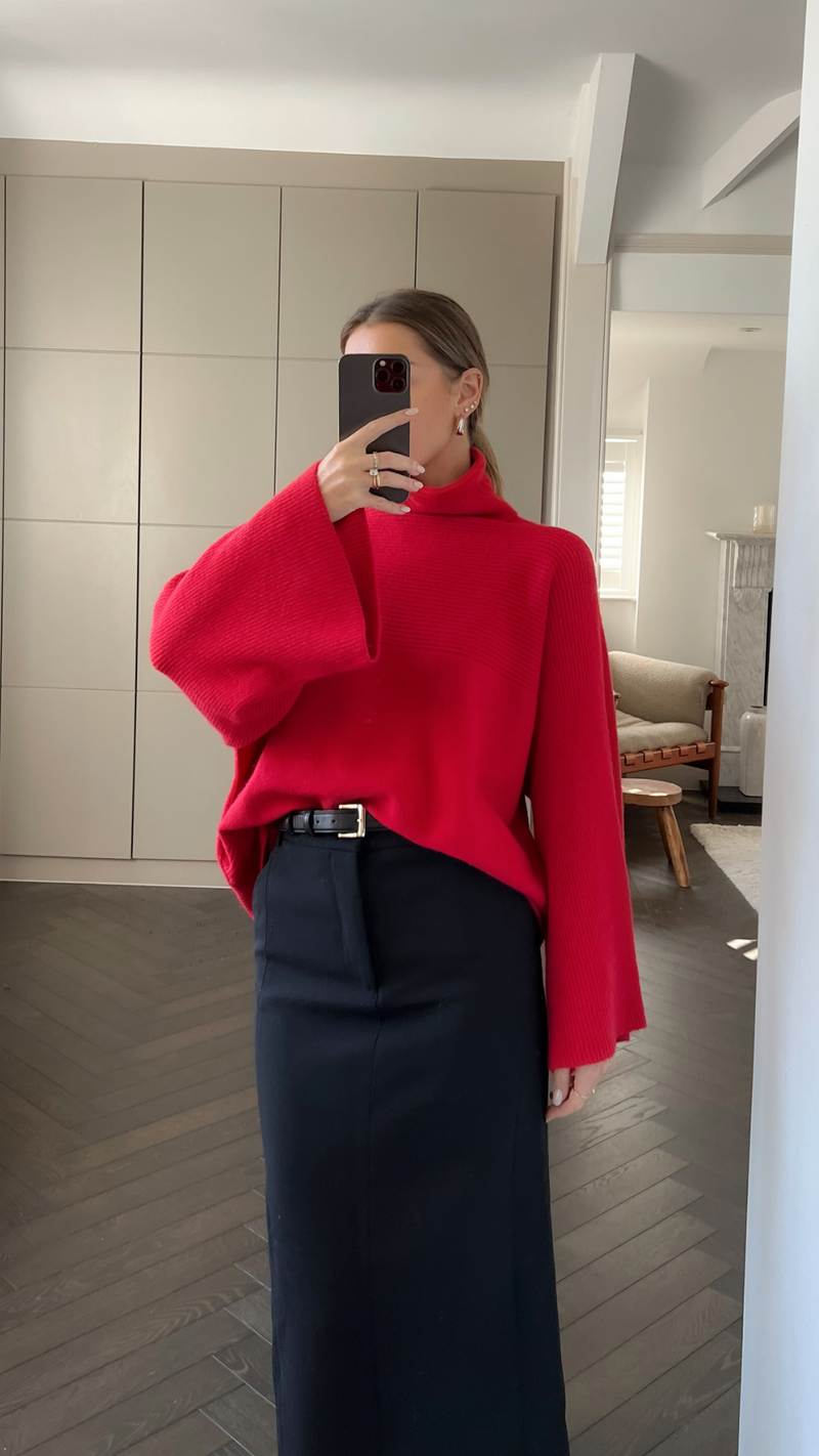 AMELIE SWEATER - RED