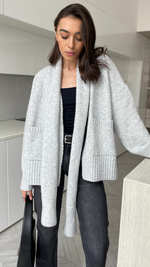 HARPER CARDIGAN - GREY