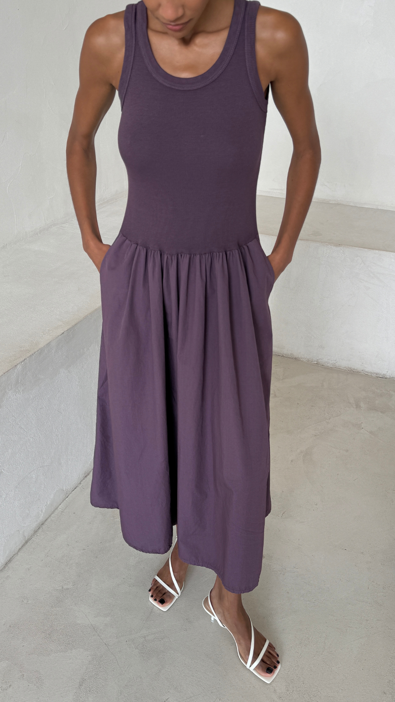 MARNIE DRESS - GRAPE